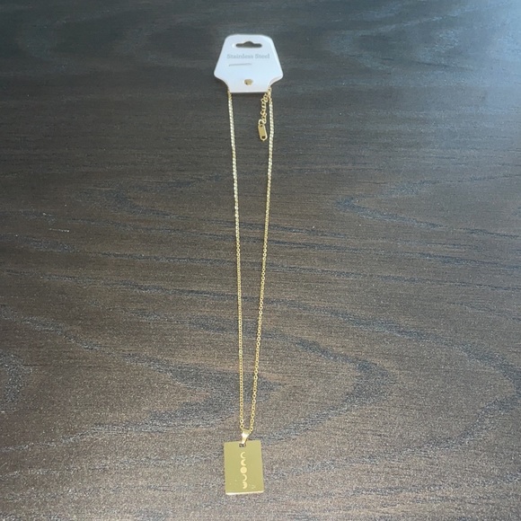 🌙 Stainless steel K18 plated dainty necklace. - Picture 6 of 7